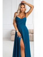 Dámske šaty 646-2 Petrol - Numoco