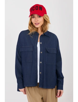 Košeľa s dlhým rukávom model 224205 Taliansko Moda