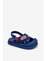 Ľahké detské šľapky s motívom psa Navy Blue Rico Ľahké detské šľapky s motívom psa Navy Blue Rico