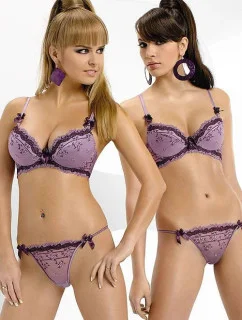 Dámska podprsenka V-1160 fialová - Axami