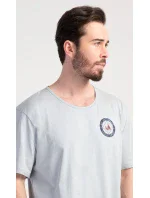 Pánska nočná košeľa s krátkym rukávom Sea