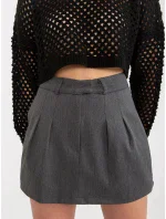 Dámska sukňa BA SD 3105.33P tmavo šedá - Coosh