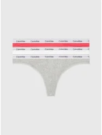 Dámske tangá 3Pack 000QD5209E NP4 Multicolour - Calvin Klein