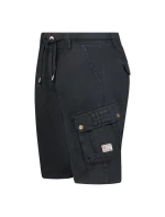 Geografické Nórsko Pakito DB 256 M SY1621H/GN-čierne šortky Geografické Nórsko Pakito DB 256 M SY1621H/GN-čierne šortky