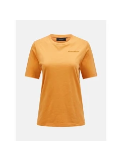 Peak Performance W Original Small Logo Tee orange