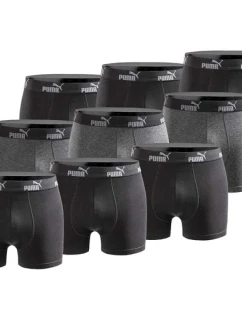 Pánske boxerky Puma 9-Pack Black Grey Comfortable Cotton