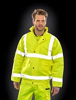 Result R 217X Bezpečnostná zimná bunda „Blouson“ 30.217X fluorescenčná žltá