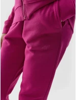 Dievčenské tepláky typu jogger 4F - ružové