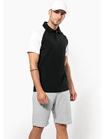 Kariban K 226 Baseballové polo tričko z piké 20.K226 čierne/svetlošedé/biele Kariban K 226 Baseballové polo tričko z piké 20.K226 čierne/svetlošedé/biele