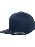 Flexfit 6089OC 6-panelová snapbacková čiapka z organického bavlneného materiálu 55.89OC, tmavomodrá Flexfit 6089OC 6-panelová snapbacková čiapka z organického bavlneného materiálu 55.89OC, tmavomodrá
