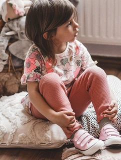 Dziecięce Trampki Na Rzepy Różowe Bernie