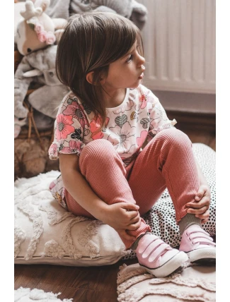 Dziecięce Trampki Na Rzepy Różowe Bernie