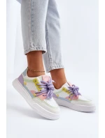 Damskie Sneakersy Eko Skórzane Multikolor Avanalis