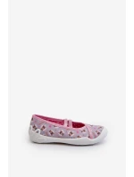 Kapcie Baleriny W Pieski Befado 116Y325 Różowe