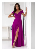 Dlhé šaty model 208858 purple - With You Dlhé šaty model 208858 purple - With You
