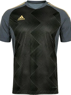 Pánske tričko adidas miCond22 Jersey grey-black HB5392 pánske