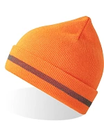Atlantis Headwear Workout-S Bezpečnostná pletená čiapka 33.0223 oranžová fluo