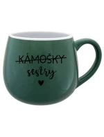 KÁMOŠKY SESTRY - zelený keramický hrníček 300 ml