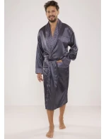 Pánsky župan Satyna 940 Dark grey - De Lafense Pánsky župan Satyna 940 Dark grey - De Lafense