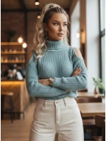 Dámsky sveter ARIEL green FashionStreet MY1699 Dámsky sveter ARIEL green FashionStreet MY1699