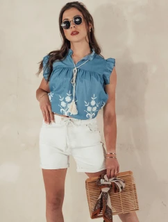 Dámske šortky BEACH VIBE beige FashionStreet SY0400