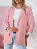 Dámska nadrozmerná bunda RESIDAL pink FashionStreet PY0123 Dámska nadrozmerná bunda RESIDAL pink FashionStreet PY0123
