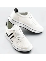 Bielo-čierne dámske športové topánky (AD-587)