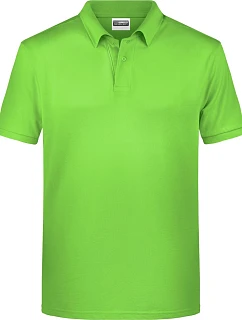 Daiber 8010 Pánske polo tričko z bio bavlny 02.8010 limetkovozelené
