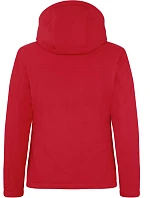 Clique Padded Hooded Softshell Women Dámska zateplená softshellová bunda s kapucňou 67.0953 červená