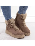 Topánky Rieker s umelou kožušinou 70402-24 W RKR753 Topánky Rieker s umelou kožušinou 70402-24 W RKR753