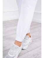 Súprava mikiny s kapucňou biela