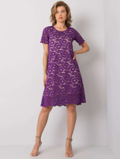 Fialové čipkované šaty od Lulu