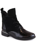 Filippo lakované zateplené čižmy W PAW476 black Filippo lakované zateplené čižmy W PAW476 black
