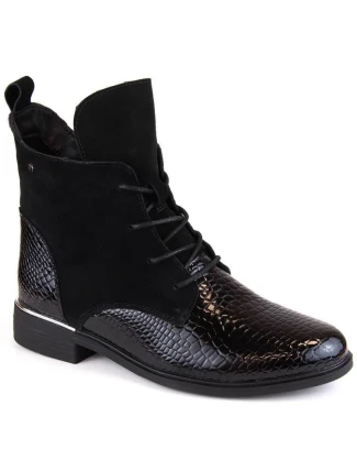 Filippo lakované zateplené čižmy W PAW476 black Filippo lakované zateplené čižmy W PAW476 black