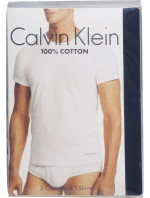 Spodné prádlo Pánske tričká 2P S/S V NECK 000NB1089A100 - Calvin Klein