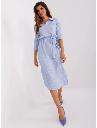 Dámske šaty LK SK 509342-1.51P Svetlo modrá - Lakerta
