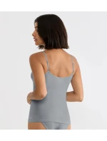 Dámsky top GO Sense Spaghetti Top - GRAY - SLOGGI GRAY - SLOGGI Dámsky top GO Sense Spaghetti Top - GRAY - SLOGGI GRAY - SLOGGI