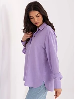 Košeľa LK KS 510109.70 svetlo fialová