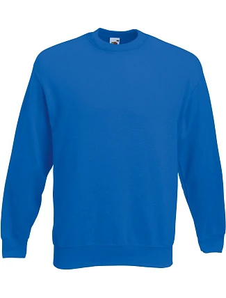 Mikina Fruit of the Loom Classic Set-In Sweat 16.2202, kráľovská modrá
