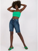 Šortky D85048T62172ZD258 tmavo modré Šortky D85048T62172ZD258 tmavo modré