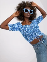 Blúzka RO BZ 2516 12.35X biela a modrá