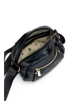 Monnari Bags Dámska kabelka s prešívaným vreckom čierna