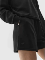 Dámske teplákové šortky s modalom 4F - čierne Dámske teplákové šortky s modalom 4F - čierne