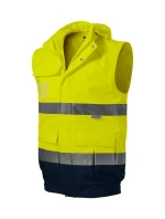 Bunda HV Guard 4 v 1 unisex fluorescenčná žltá