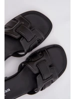 Dámske papuče na nízkom podpätku 78-192A Black - Stephan Paris