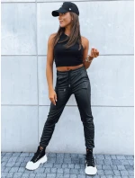 Dámske voskované nohavice EBONY NIGHT black FashionStreet UY1636 Dámske voskované nohavice EBONY NIGHT black FashionStreet UY1636