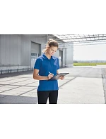 Daiber JN 803 Dámske pracovné polo tričko z hrubej bavlny 02.0803 carbon Daiber JN 803 Dámske pracovné polo tričko z hrubej bavlny 02.0803 carbon