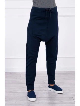 Súprava vrecovitých nohavíc tmavo modrá Súprava vrecovitých nohavíc tmavo modrá