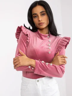 Blúzka DHJ BZ 6533A.44P tmavo ružová