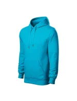 Malfini Cape Free M MLI-F1344 tyrkysová mikina Malfini Cape Free M MLI-F1344 tyrkysová mikina